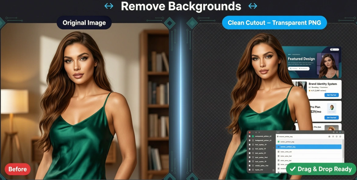 Remove Backgrounds Without Tracing a Single Edge